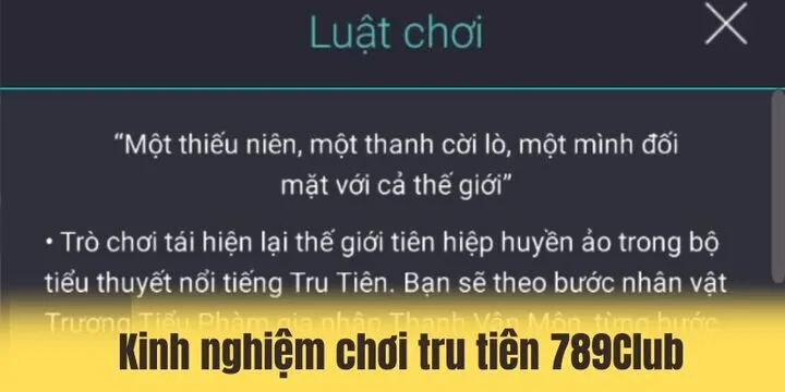 Tru Tiên 789Club - Slot game giải trí cực hot đầu 2026 3 Cách chơi tru tiên 789Club để tối ưu chiến thắng